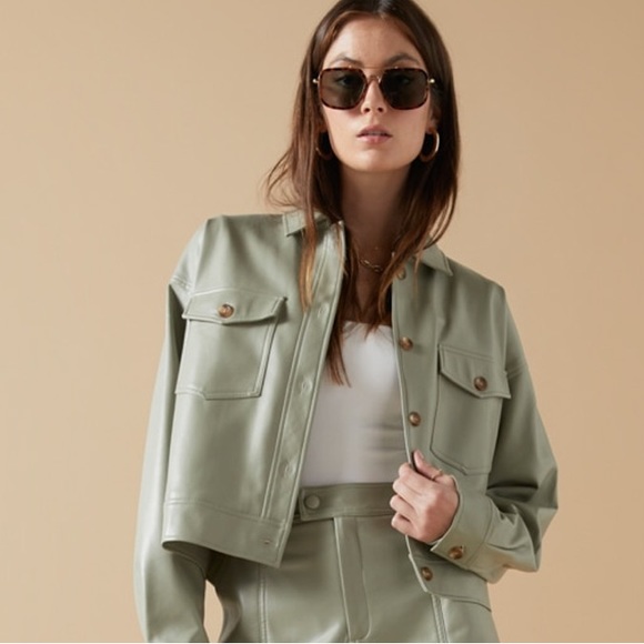 Jessamyn Cropped Shacket - Picture 4 of 4